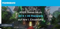 Wie h&ouml;rt sich ein 400 % Willkommensbonus f&uuml;r Sie an? Jetzt zuschlagen!