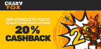 Holen Sie sich Ihren t&auml;glichen 20 % Cashback